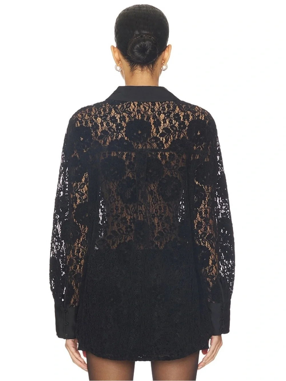 Free People Faith Button Down in Black